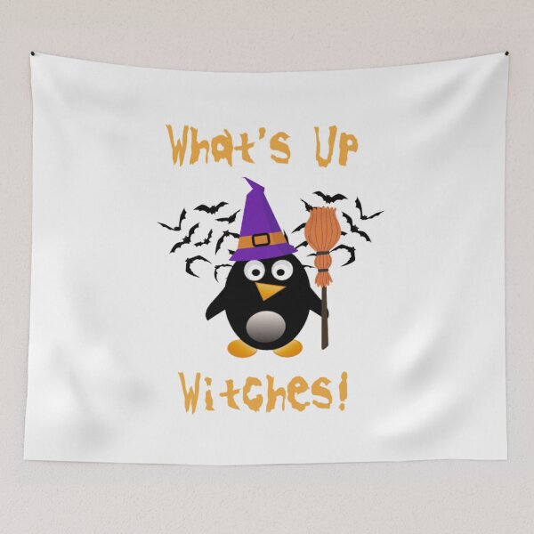 Item preview, Whats Up Witches! - Funny Halloween Pun designed and sold by LMoonDesigns.