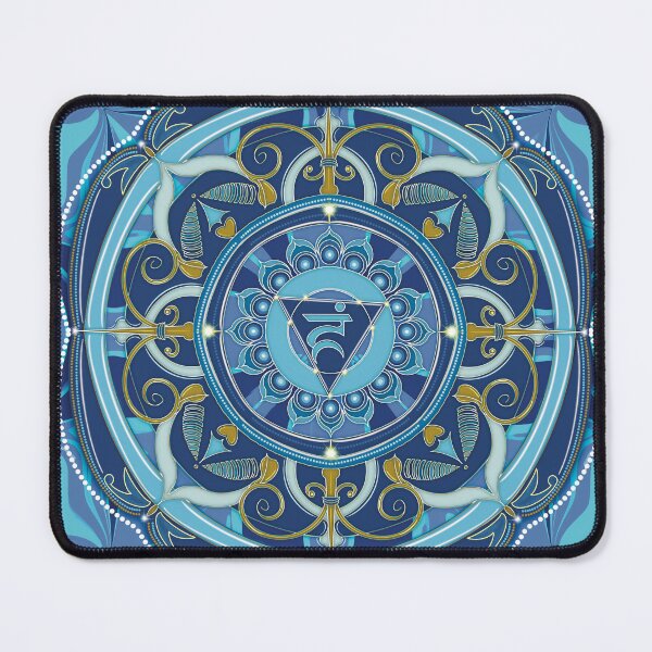 Item preview, Throat Chakra Mandala designed and sold by Lubica69.
