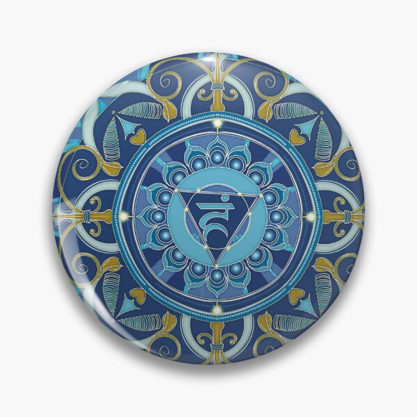 Item preview, Throat Chakra Mandala designed and sold by Lubica69.
