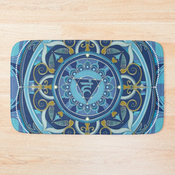 Item preview, Throat Chakra Mandala designed and sold by Lubica69.