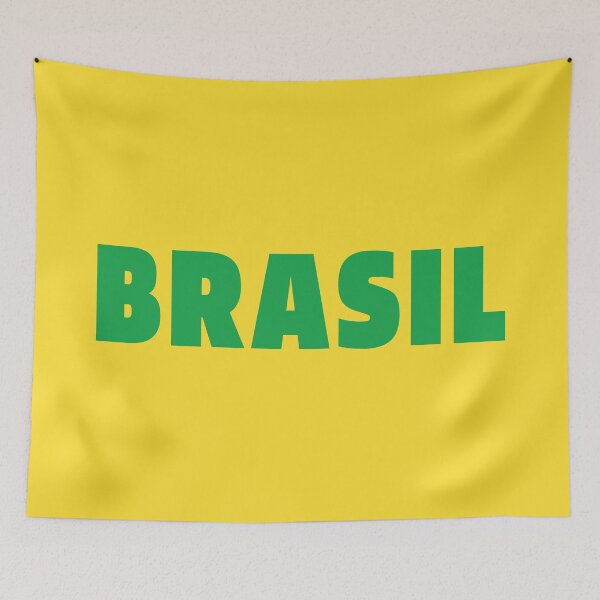 Item preview, BRASIL (Green on Yellow) designed and sold by STUDIO-72.