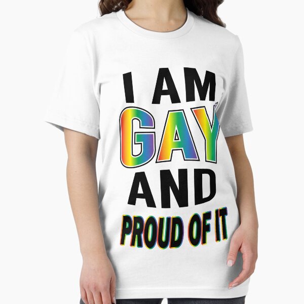 Item preview, I am gay and proud of it - Gay pride. T-shirts for gays. designed and sold by tillhunter.