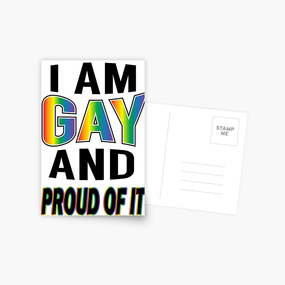 I am gay and proud of it - Gay pride. T-shirts for gays.