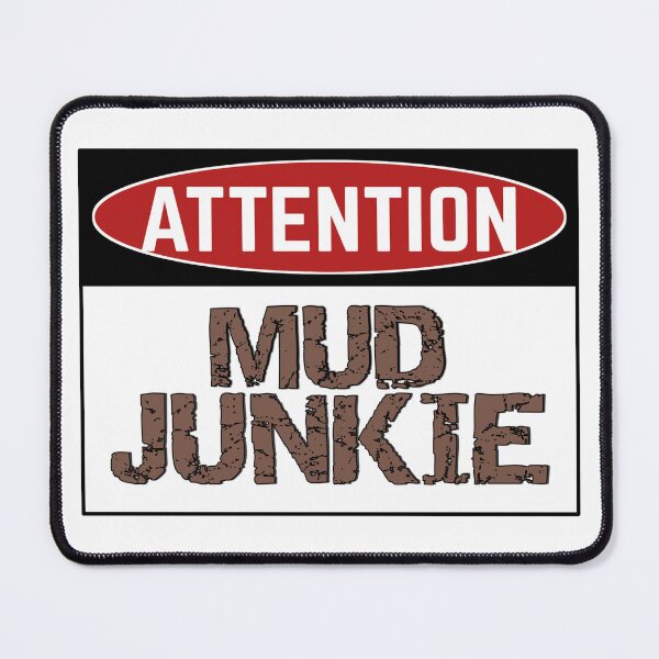 Item preview, Mud junkie sticker 4×4 attention mud junkie sticker designed and sold by cizito.