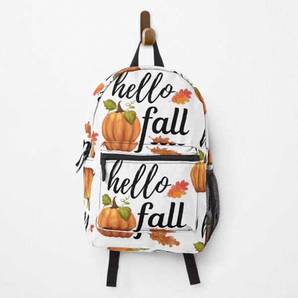 Item preview, Hello Fall - Autumn, Pumpkin, Twig and Leaves designed and sold by MyArt23.