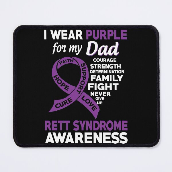 Item preview, Rett Syndrome Awareness I Wear Purple for My Dad Rett Syndrome Awareness designed and sold by IleneDuBuque.