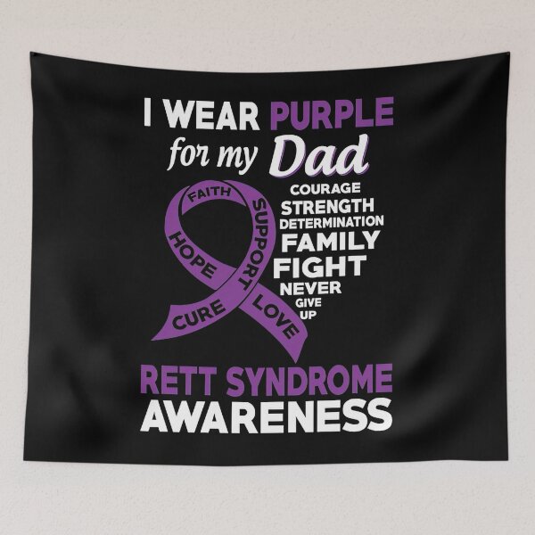 Item preview, Rett Syndrome Awareness I Wear Purple for My Dad Rett Syndrome Awareness designed and sold by IleneDuBuque.
