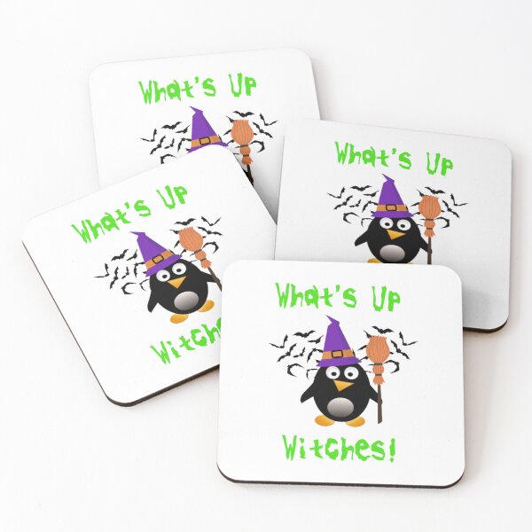 Item preview, Whats Up Witches! - Funny Halloween Pun designed and sold by LMoonDesigns.