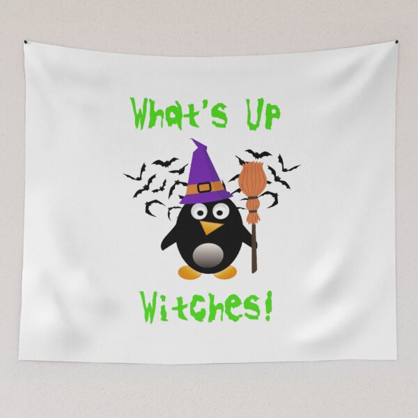 Item preview, Whats Up Witches! - Funny Halloween Pun designed and sold by LMoonDesigns.