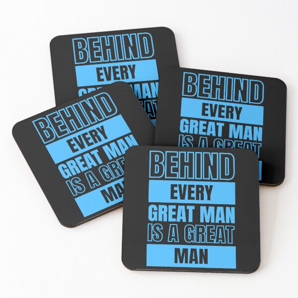 Item preview, Behind Every Great Man is a Great Man designed and sold by trendingatees.