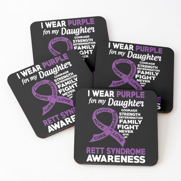 Item preview, Rett Syndrome Awareness I Wear Purple for My Daughter Rett Syndrome Awareness designed and sold by IleneDuBuque.