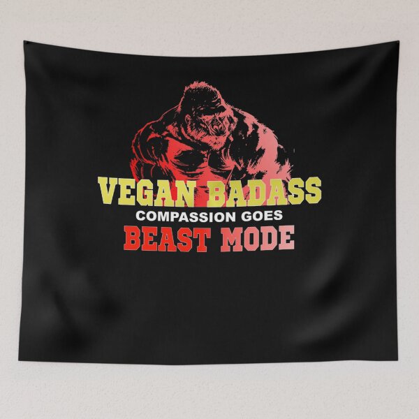 Item preview, Vegan gorilla badass bodybuilder designed and sold by AileenGoss.