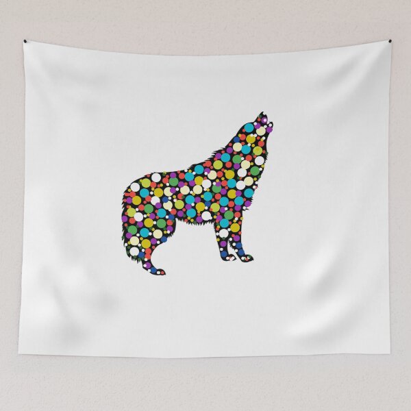 Item preview, Funny wolf polka dot ,wolf polka dot pattern designed and sold by Itaxi.