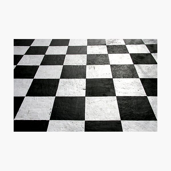 checkerd Photographic Print