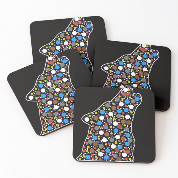 Item preview, Funny wolf polka dot ,wolf polka dot pattern designed and sold by Itaxi.