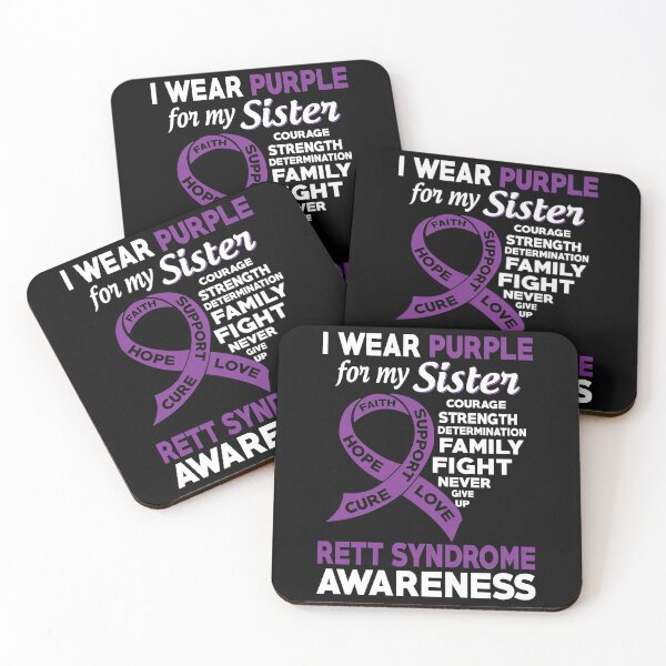 Item preview, Rett Syndrome Awareness I Wear Purple for My Sister Rett Syndrome Awareness designed and sold by IleneDuBuque.
