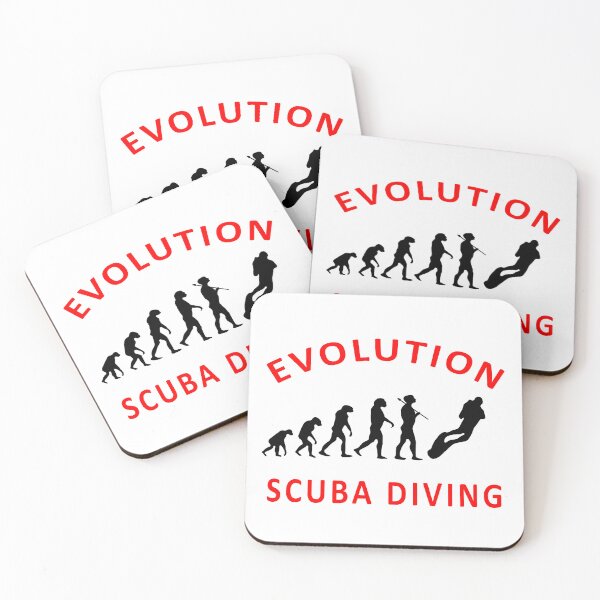 Item preview, Evolution of Man - Scuba Diving designed and sold by Ars-flos-est.