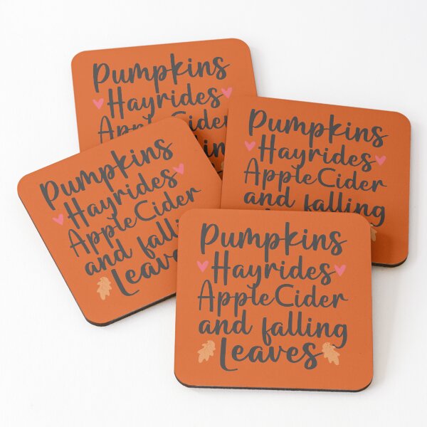 Item preview, Pumpkins Hayrides Apple Cider and Falling Leaves  designed and sold by alenaz.