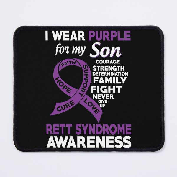 Item preview, Rett Syndrome Awareness I Wear Purple for My Son Rett Syndrome Awareness designed and sold by IleneDuBuque.
