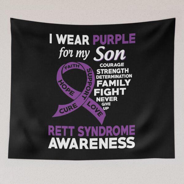 Item preview, Rett Syndrome Awareness I Wear Purple for My Son Rett Syndrome Awareness designed and sold by IleneDuBuque.