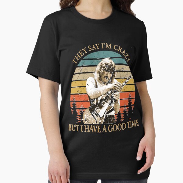 Item preview, Retro Vintage they say i&x27 m crazy Joe Walsh Slim Fit Classic T Shirt  designed and sold by ChukotiSmith.