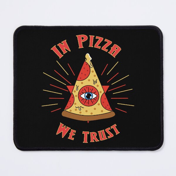 Item preview, The All Seeing Pizza | In Pizza we Trust | Illuminati Pizza Slice Illustration designed and sold by ProdbyNiECO.