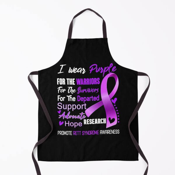 Item preview, Rett Syndrome Awareness I Wear Purple For Rett Syndrome Awareness Support Rett Syndrome Warrior Gifts designed and sold by IleneDuBuque.