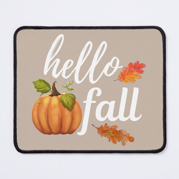 Item preview, Hello Fall - Autumn, Pumpkin, Twig and Leaves designed and sold by MyArt23.