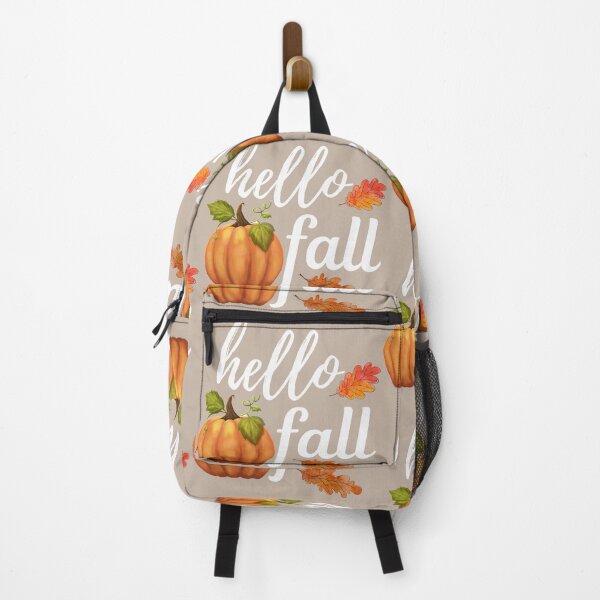 Item preview, Hello Fall - Autumn, Pumpkin, Twig and Leaves designed and sold by MyArt23.