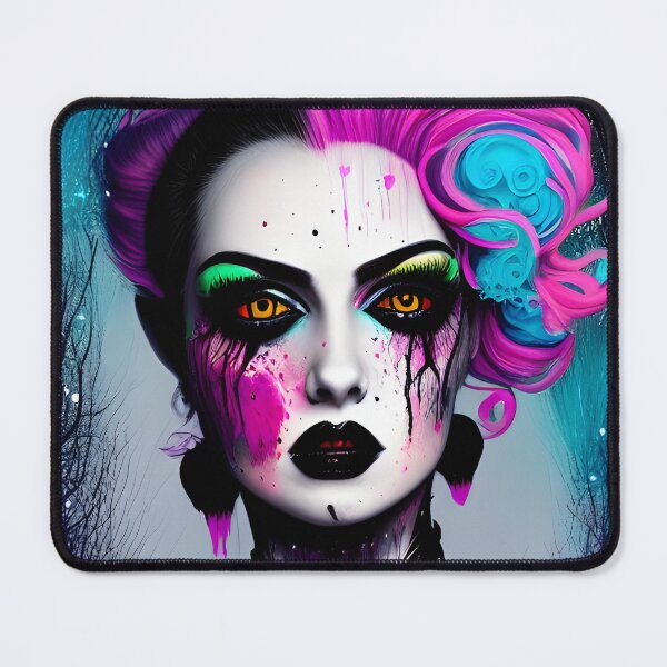 Item preview, Painted Goth Girl designed and sold by GothicArtistry.