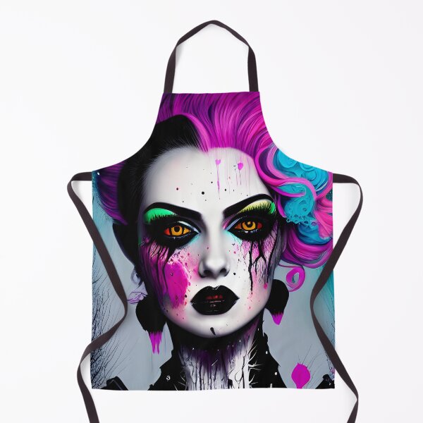 Item preview, Painted Goth Girl designed and sold by GothicArtistry.