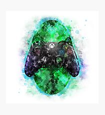 Watercolor Game Controller Photographic Print