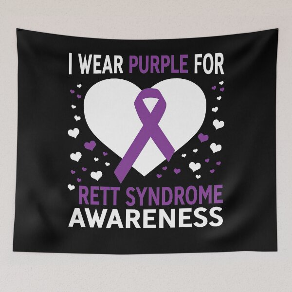 Item preview, Rett Syndrome Awareness I Wear Purple For Support Rett Syndrome Awareness designed and sold by IleneDuBuque.