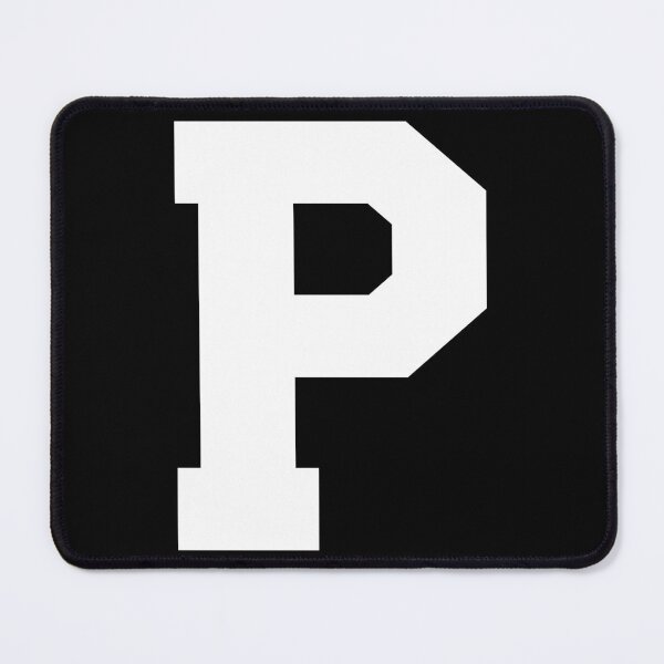Item preview, Alphabet, White P, Sports letter P designed and sold by TheCultStuff.