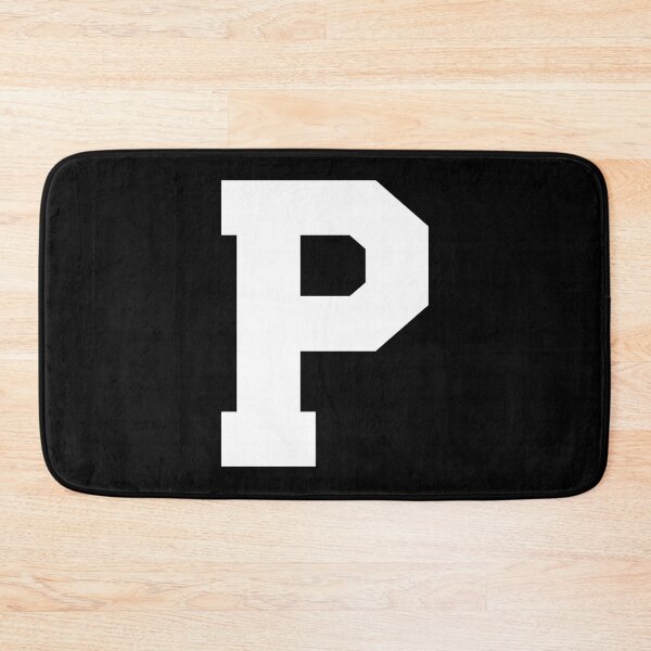 Item preview, Alphabet, White P, Sports letter P designed and sold by TheCultStuff.