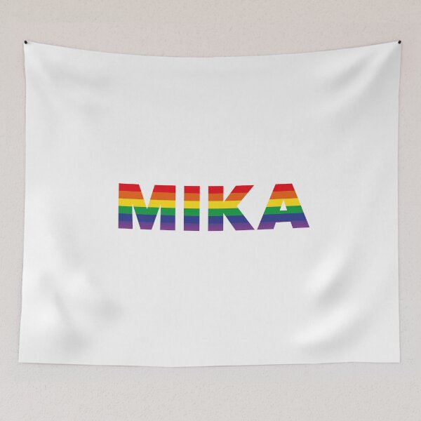 Item preview, Mika name - Rainbow Flag LGBT Pride Design designed and sold by NameTheory.
