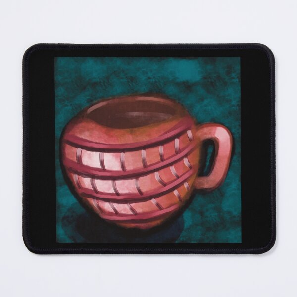 Item preview, Orange Turquoise Coffee Mug Illustration designed and sold by ZaraRoza.