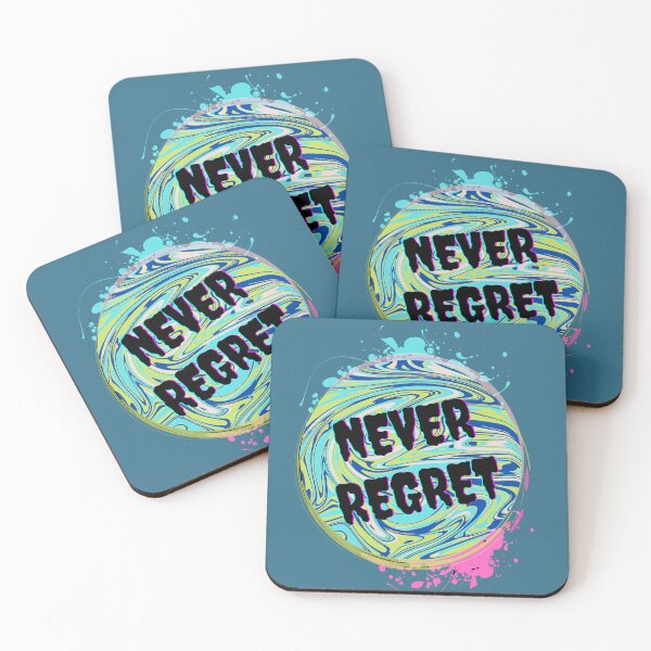 Item preview, NEVER REGRET... MARBLE EFFECT  designed and sold by HelloTARA.