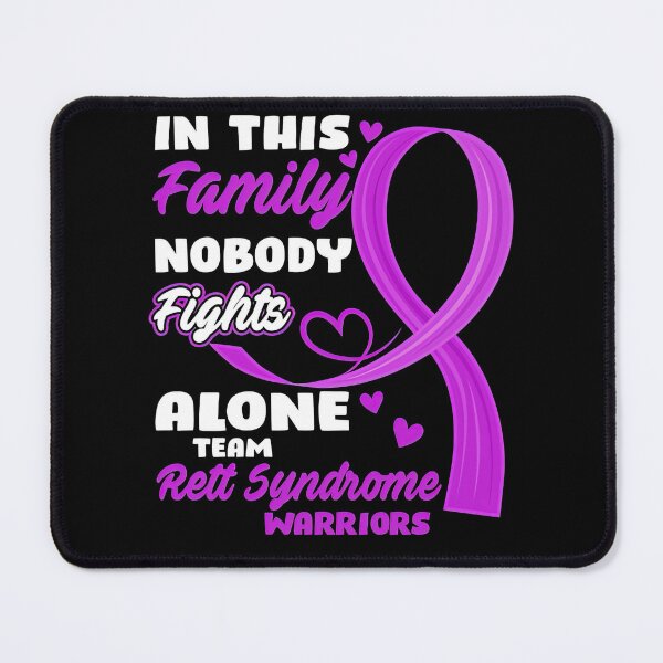 Item preview, Rett Syndrome Awareness In This Family Nobody Fights Alone Team Rett Syndrome Warriors designed and sold by IleneDuBuque.