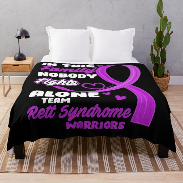 Item preview, Rett Syndrome Awareness In This Family Nobody Fights Alone Team Rett Syndrome Warriors designed and sold by IleneDuBuque.