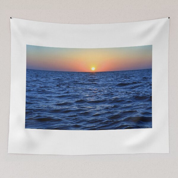Item preview, The blue sea at sunset designed and sold by oanaunciuleanu.
