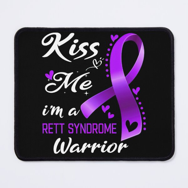 Item preview, Rett Syndrome Awareness Kiss Me I'm A Rett Syndrome Warrior Support Rett Syndrome Awareness Gifts designed and sold by IleneDuBuque.