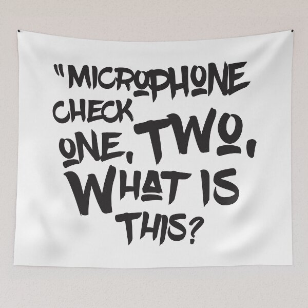 Item preview, Microphone Check One Two designed and sold by GoodnRich.