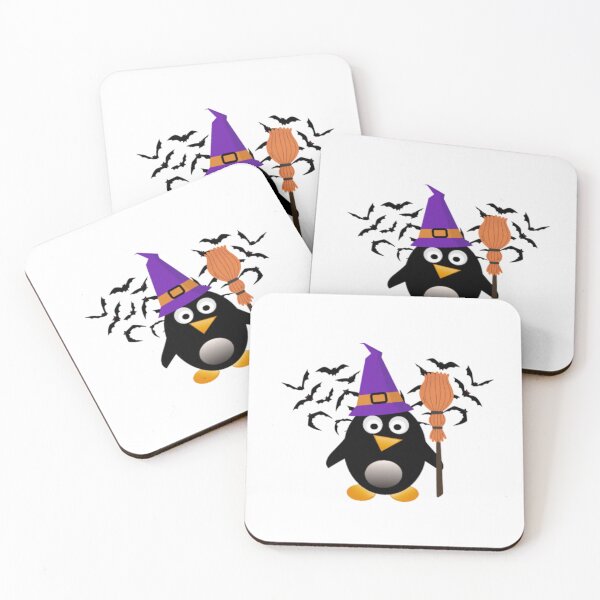Item preview, Halloween Penguin Witch designed and sold by LMoonDesigns.