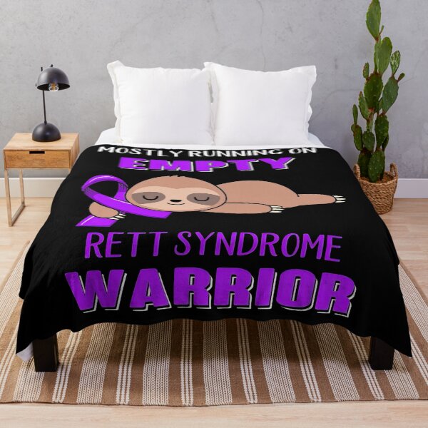Item preview, Rett Syndrome Awareness Mostly Running On Empty Rett Syndrome Warrior Support Rett Syndrome Warrior Gifts designed and sold by IleneDuBuque.