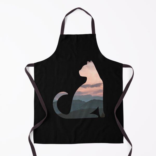 Artikelvorschau, Katze im Sonnenuntergang, Katzensilhouette, Collage, Willow Days entworfen und verkauft von avit1.