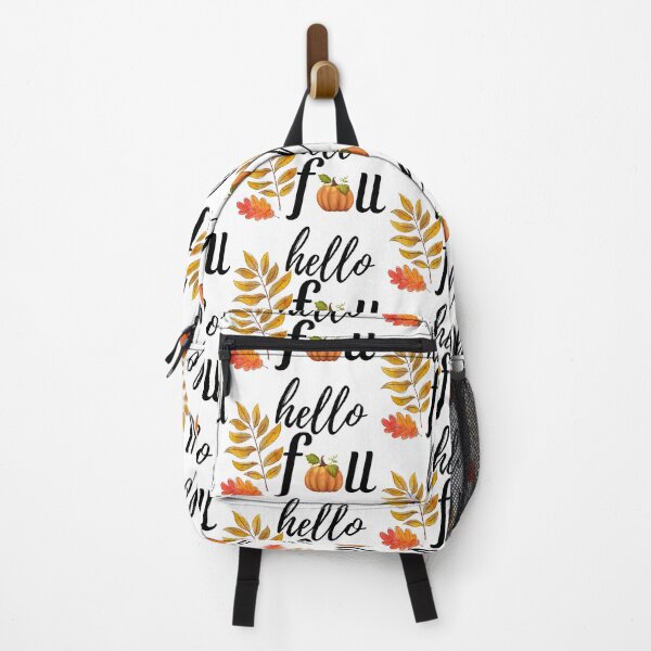 Item preview, Hello Fall - Autumn, Pumpkin, Twig and Leaves designed and sold by MyArt23.