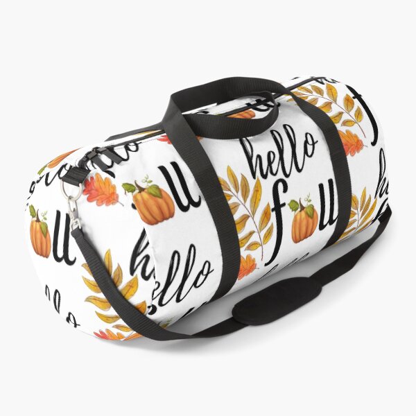 Item preview, Hello Fall - Autumn, Pumpkin, Twig and Leaves designed and sold by MyArt23.