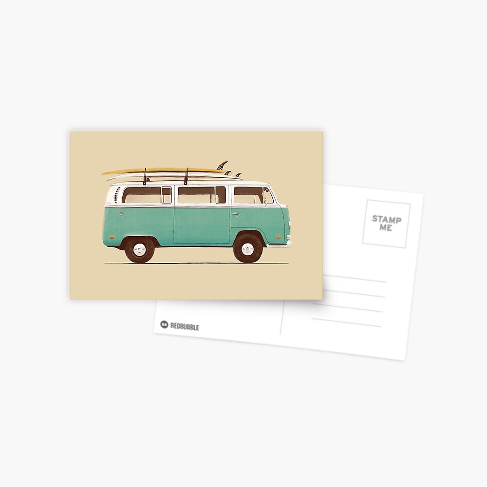 Blue Van Postcard