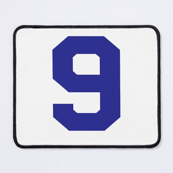 Item preview, Number 9, Blue nine, Sports number nine designed and sold by TheCultStuff.